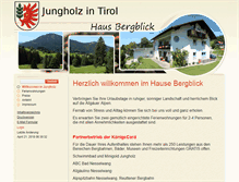 Tablet Screenshot of haus-bergblick-jungholz.at